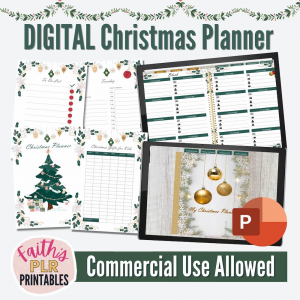 Digital Christmas Planner PLR