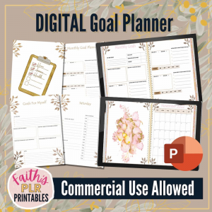 Digital Goal Planner PLR