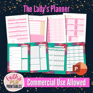 The Lady's Planner PLR