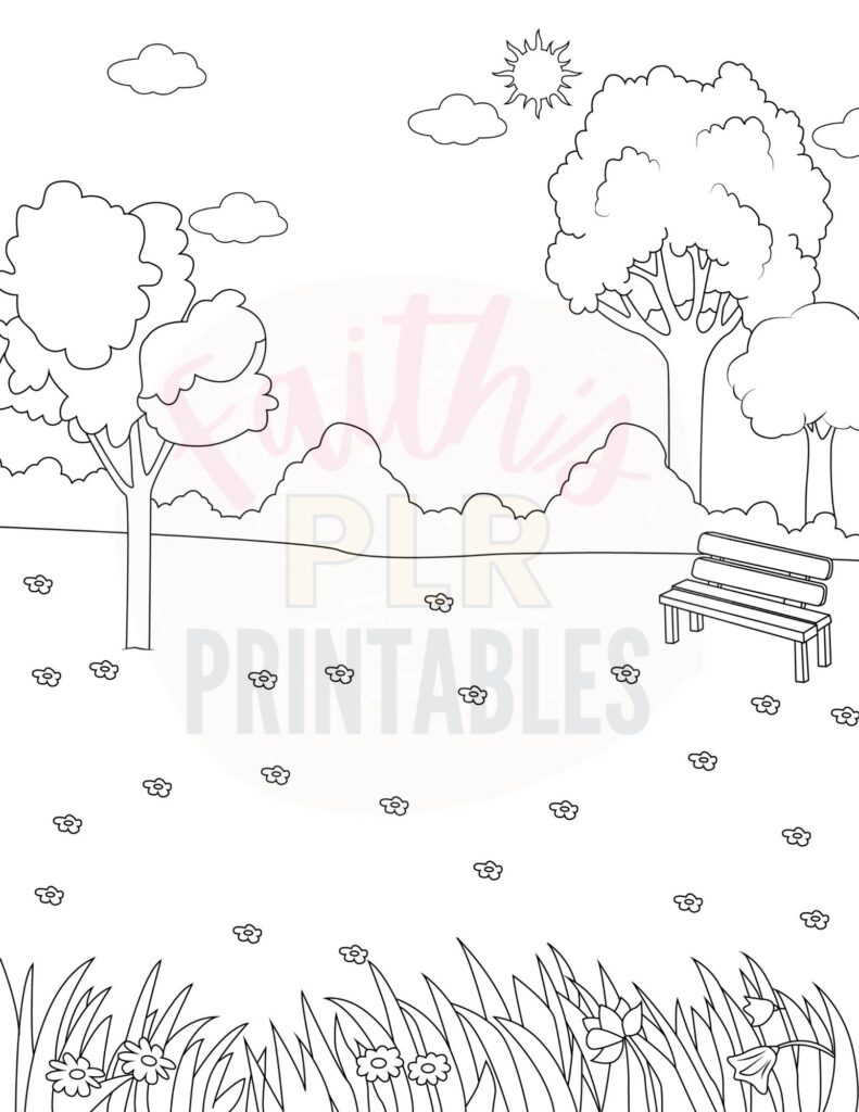 happy families coloring page extended license 5