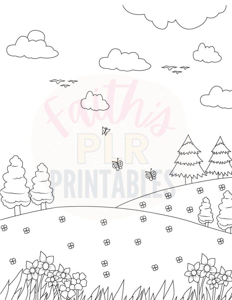 happy families coloring page extended license 6