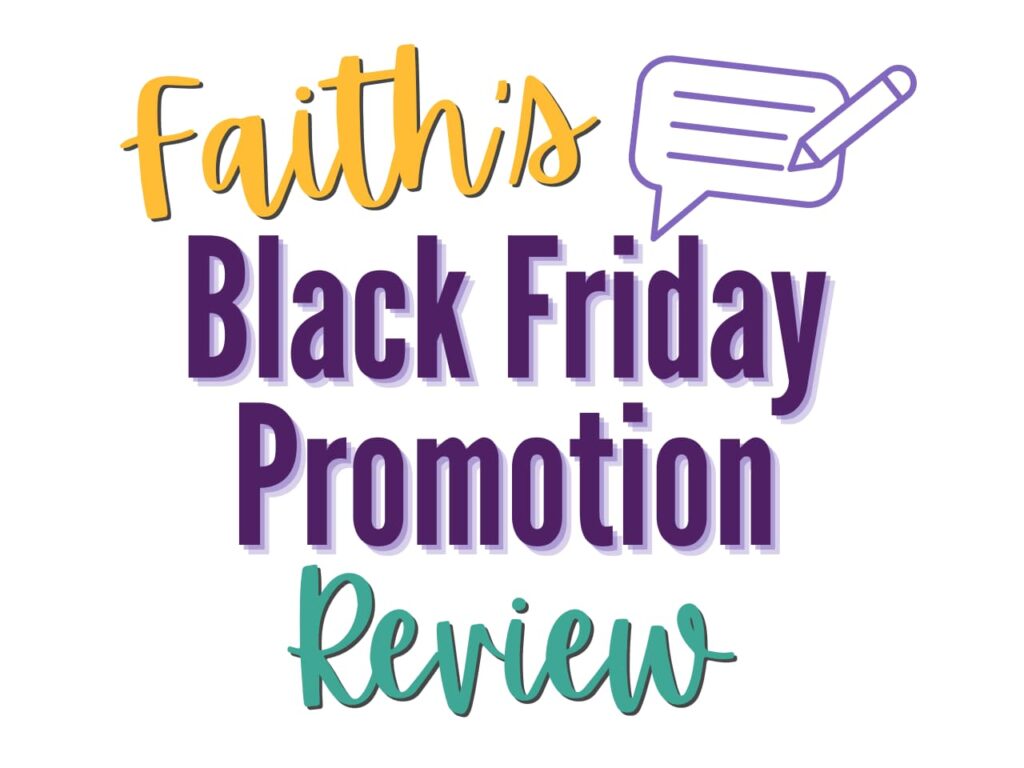 Black Friday promo review