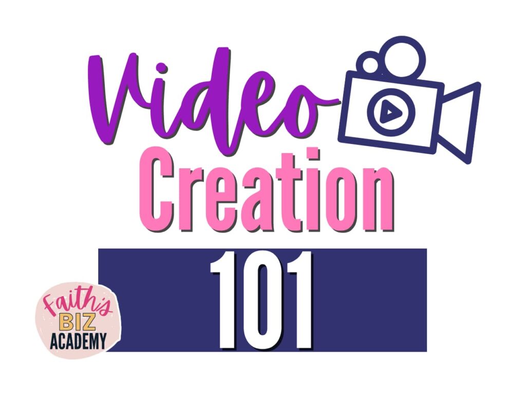 video creation 101