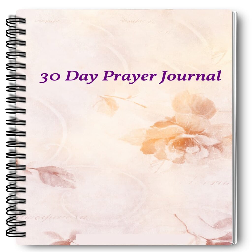 30 Day Prayer Journal