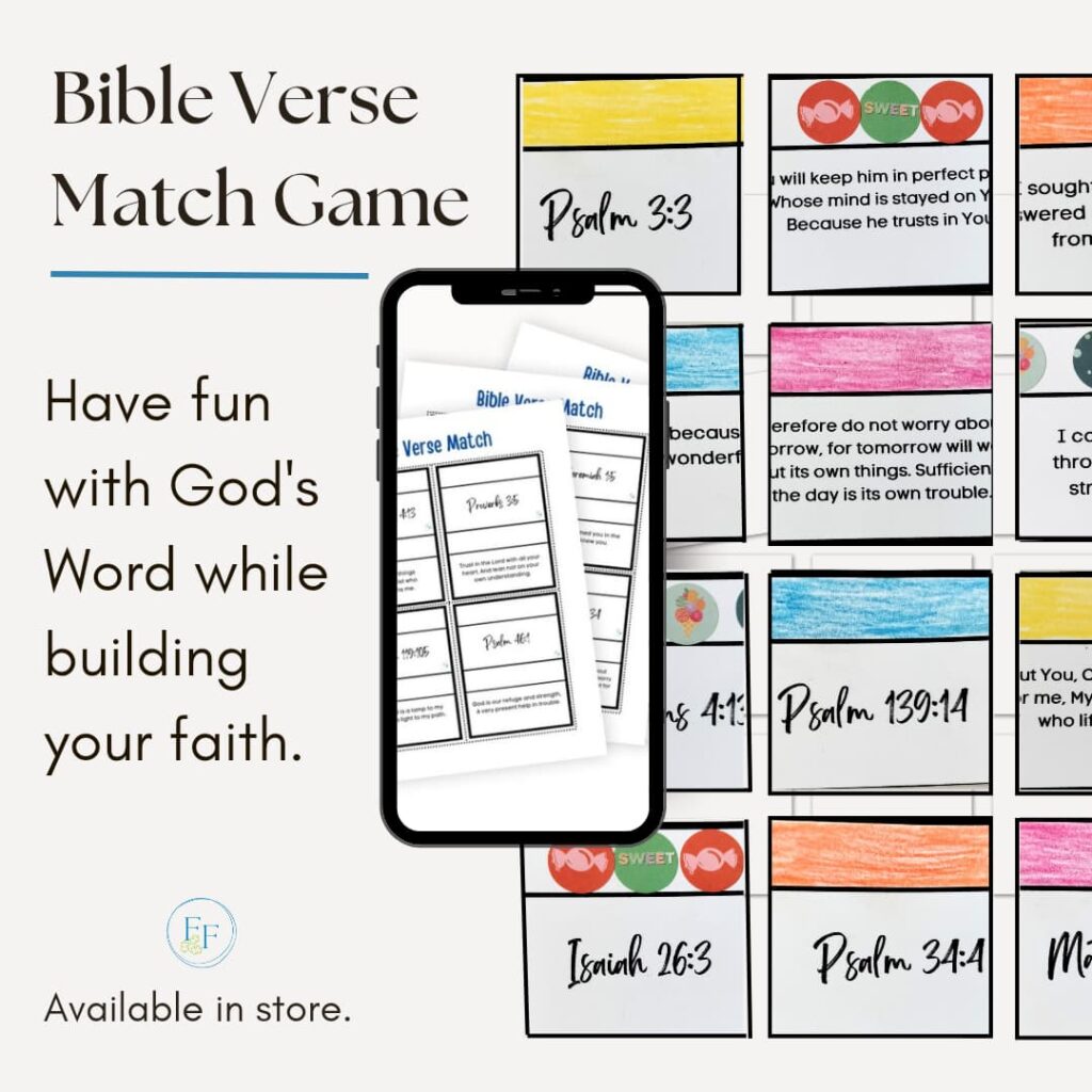 Bible Verse Match Game