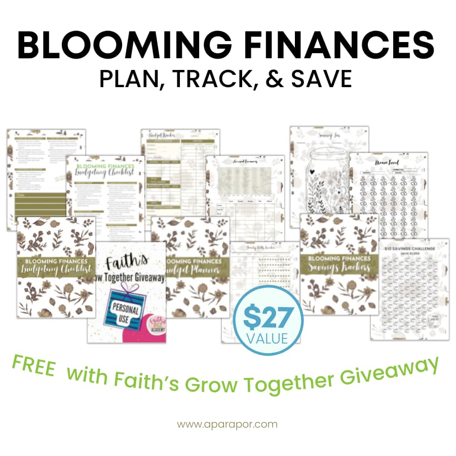 Blooming Finances: Plan, Save, & Grow