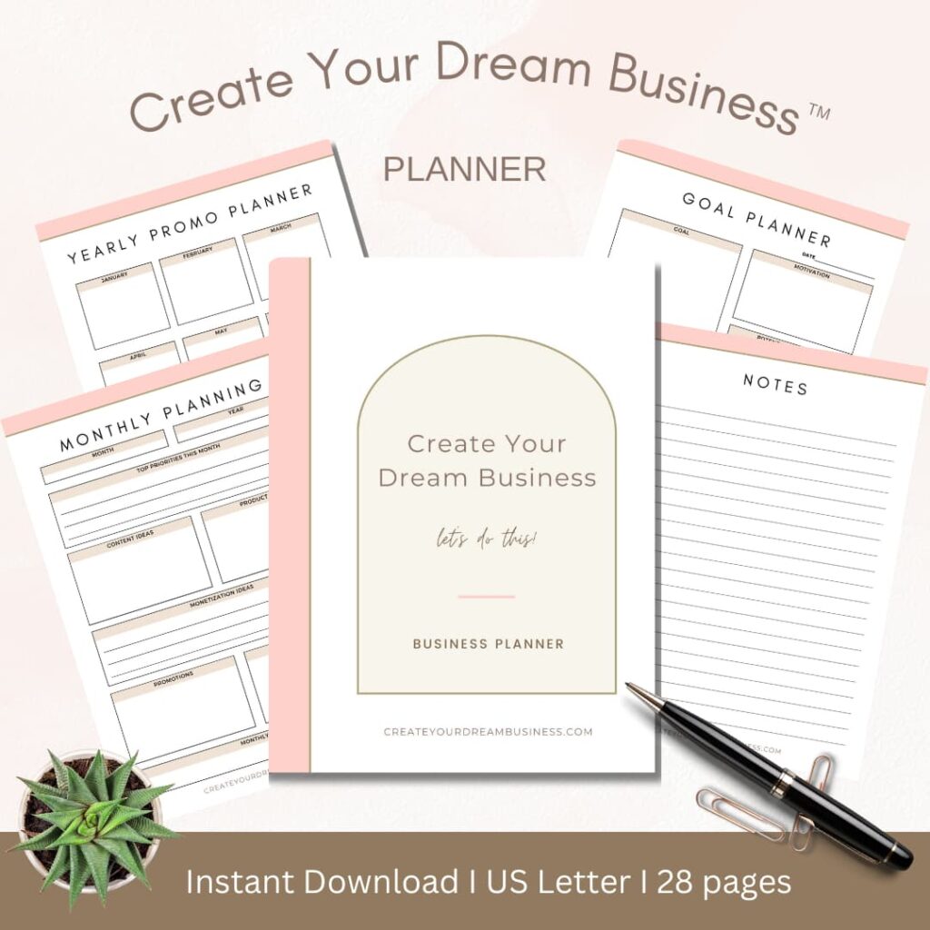 Create Your Dream Business Planner