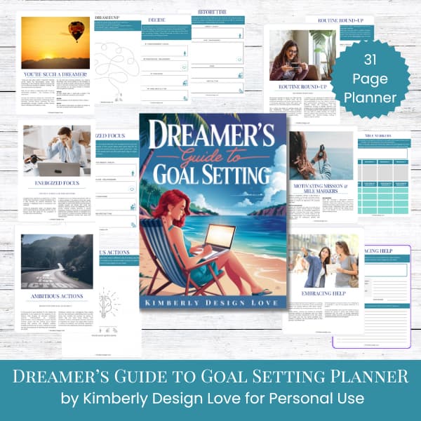 The Dreamer's Guide to Goal Setting Planner