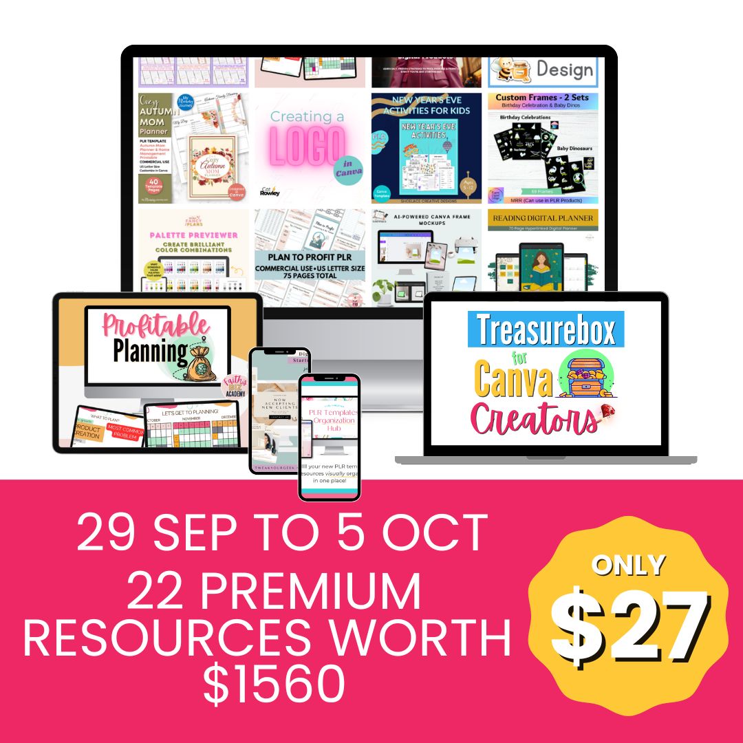 Treasurebox For Canva Creators 2025 (premium bundle) - mockup 2