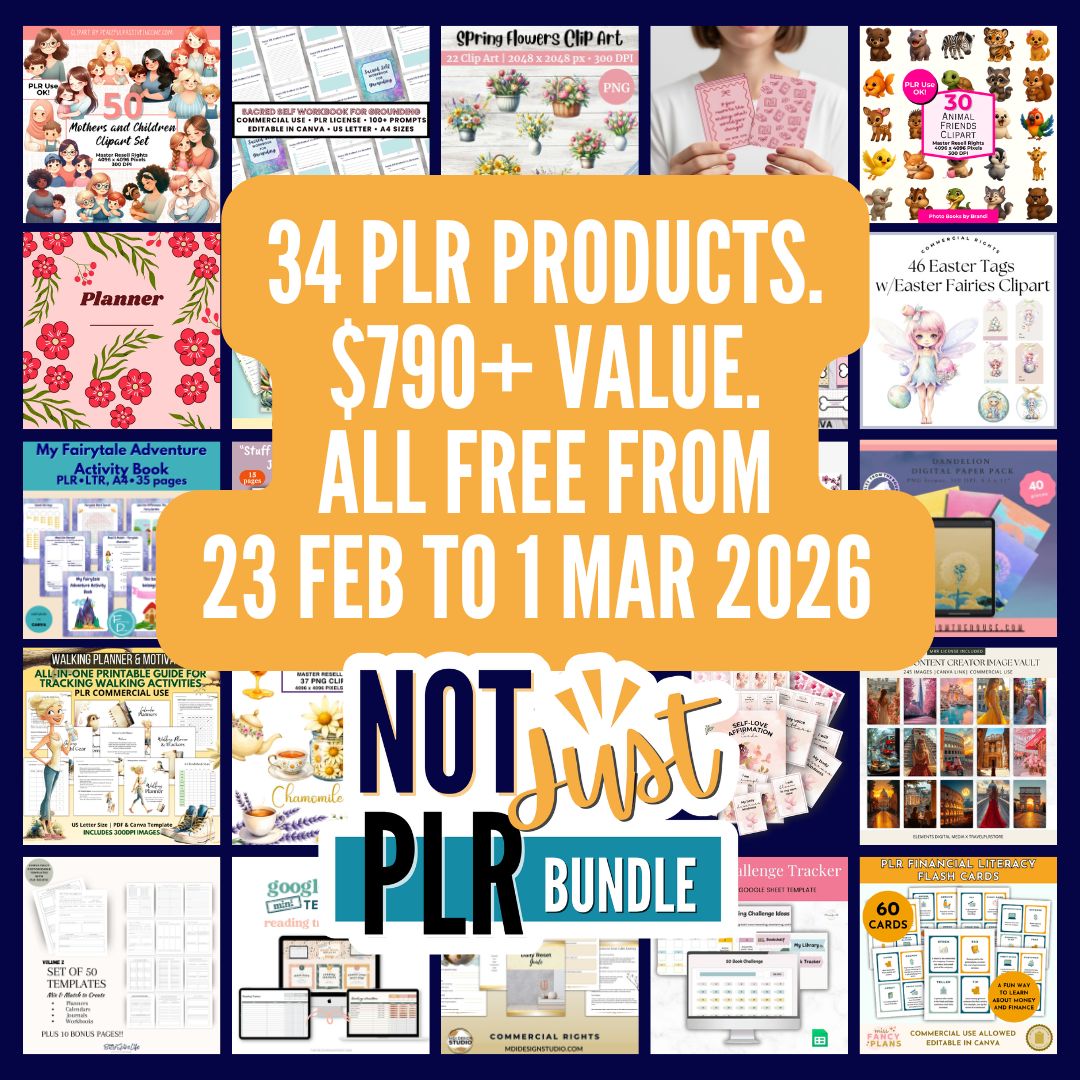 Not Just PLR Bundle 2026 Free bundle banner 1