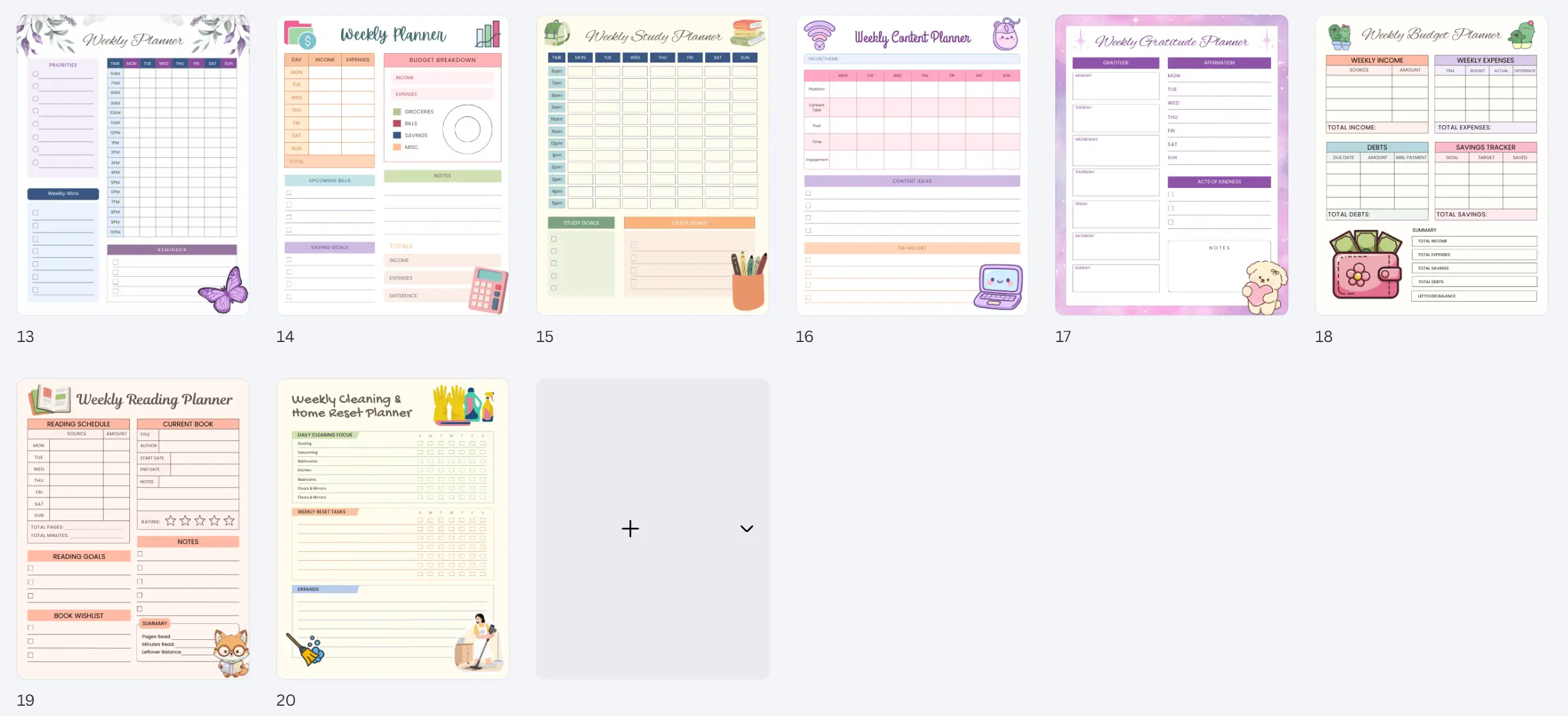20 Weekly Planners Preview (2)