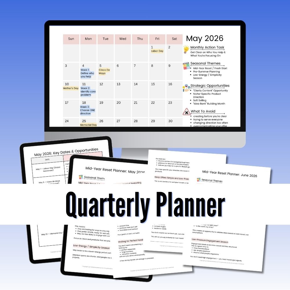 Do It With Faith quarterly planner banner