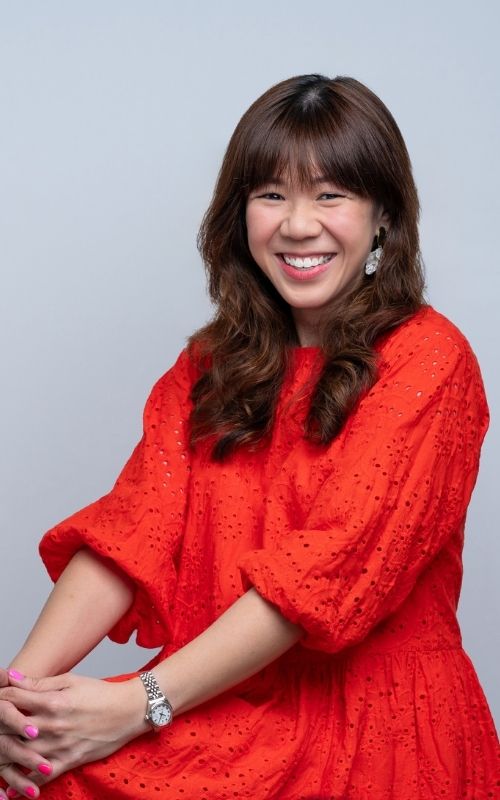 Faith Lee profile pic (red dress)