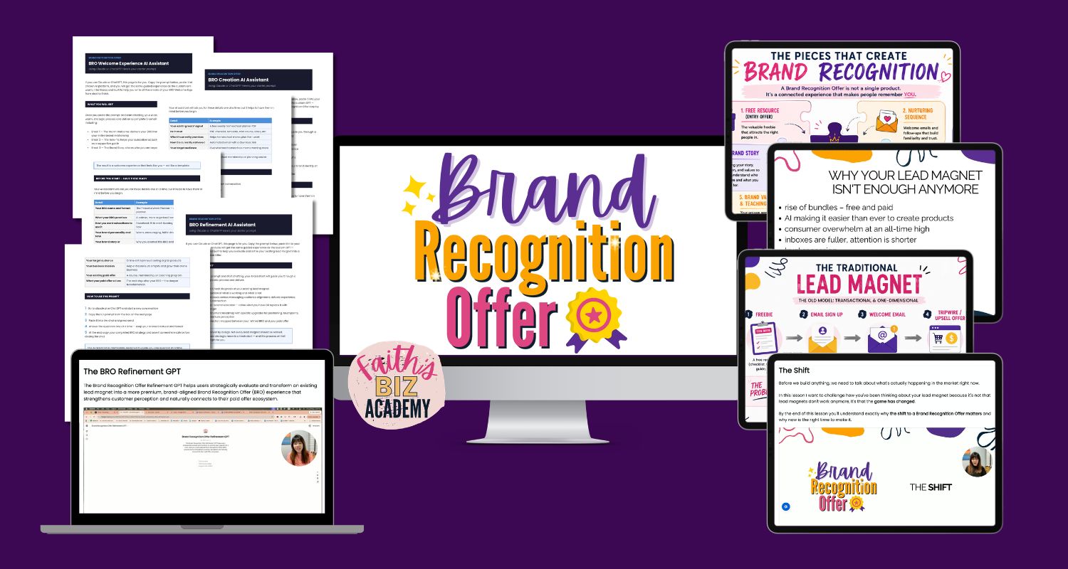 Brand Recognition Offer mockup banner Brand Recognition Offer mockup banner