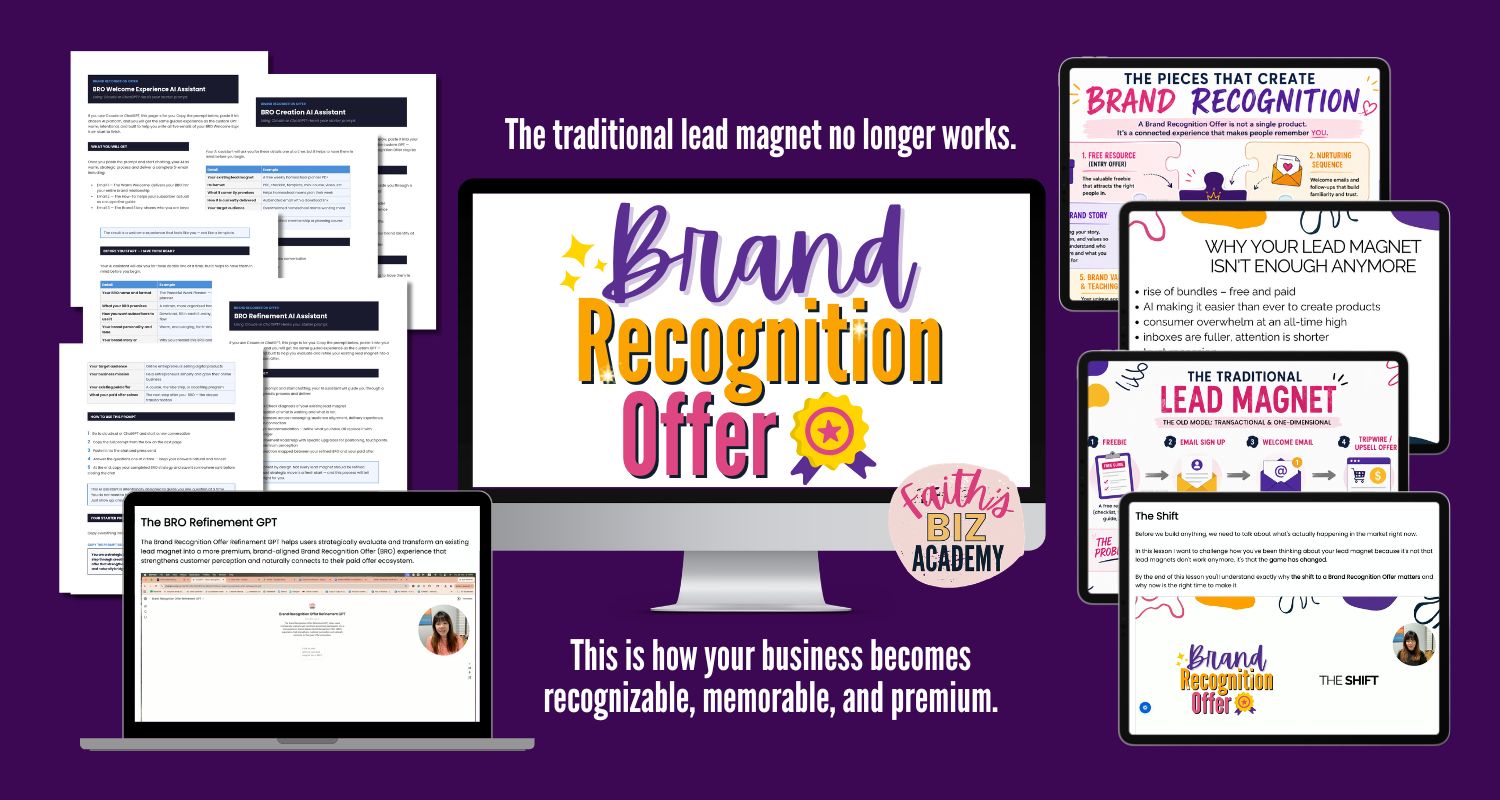 Brand Recognition Offer mockup banner with caption Brand Recognition Offer mockup banner with caption