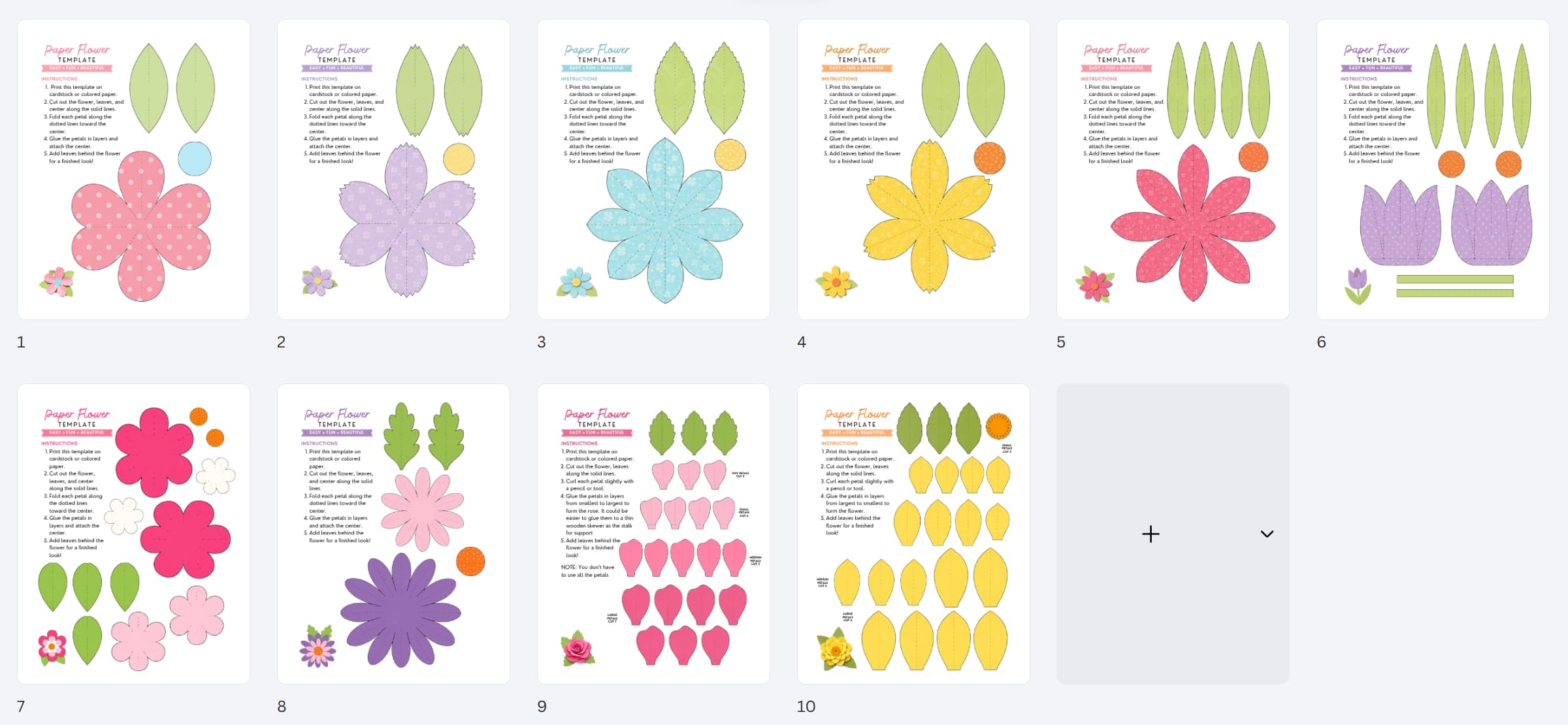Paper Flower Craft Preview