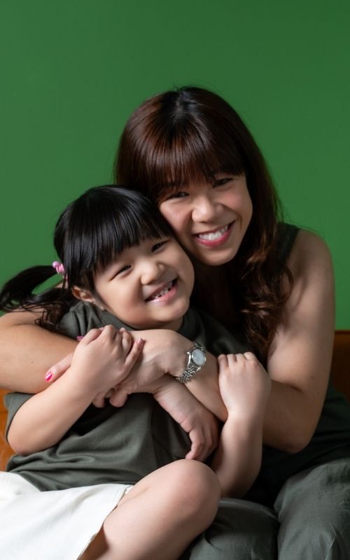 profile pic with daughter