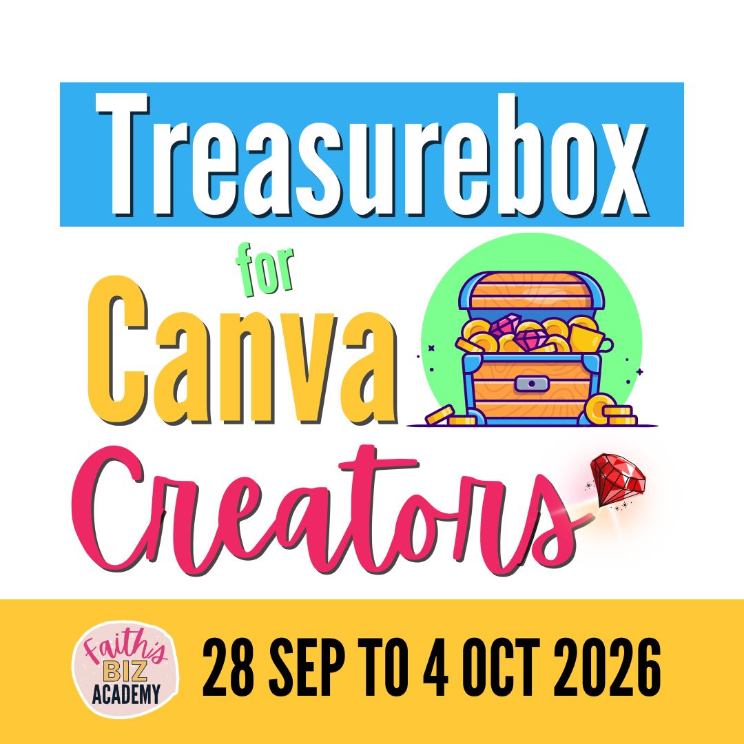 Treasurebox banner with dates