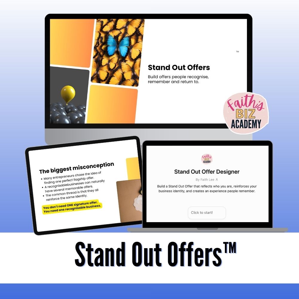 Stand Out Offers mockup banner