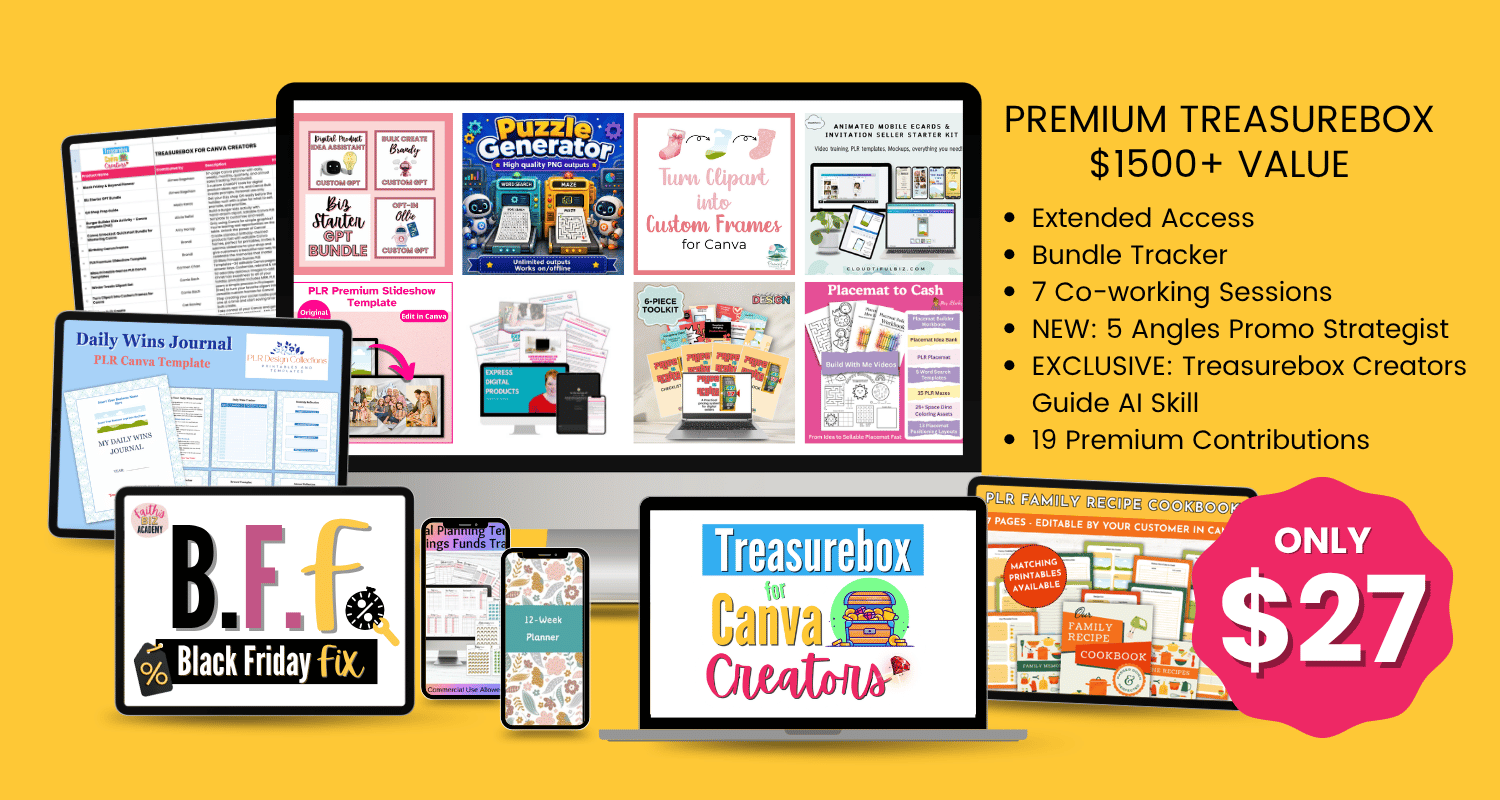 Treasurebox 2026 premium full mockup banner