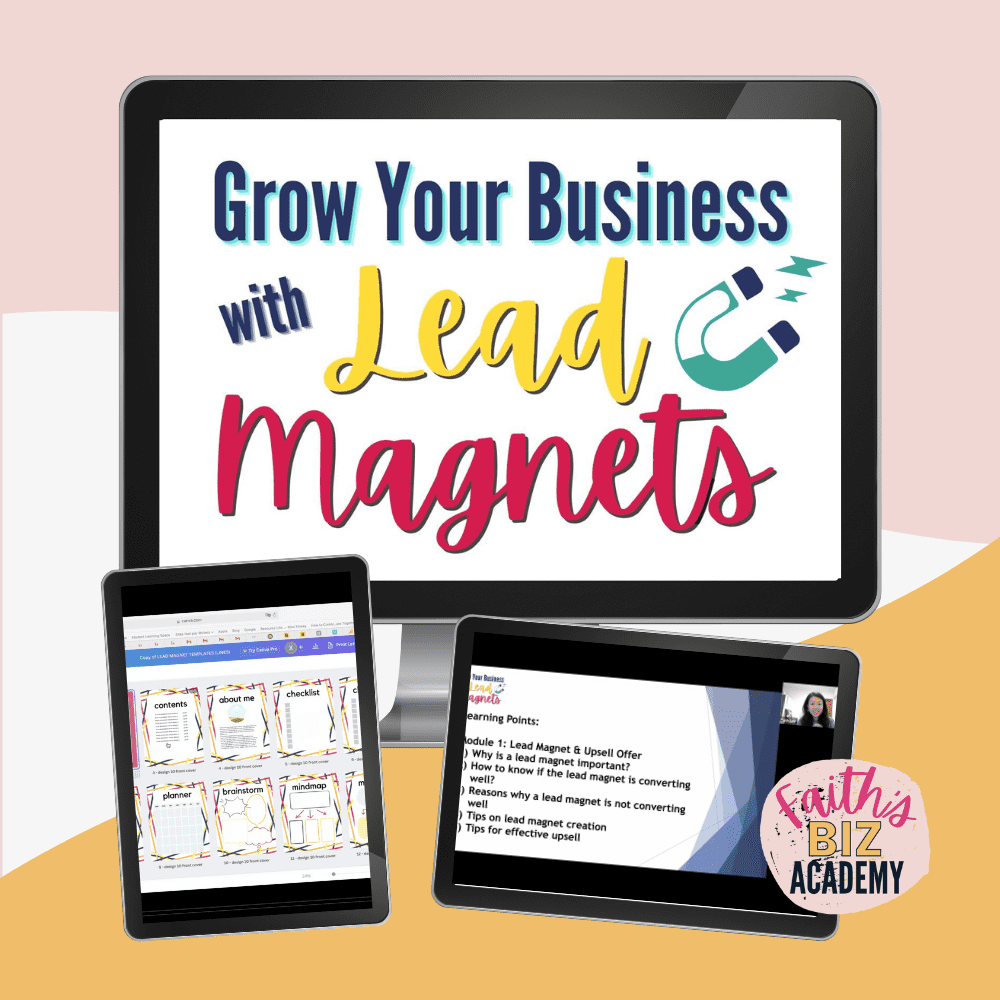 Grow Your Biz With Lead Magnets square banner